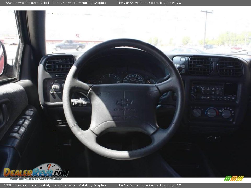 1998 Chevrolet Blazer LS 4x4 Dark Cherry Red Metallic / Graphite Photo #7