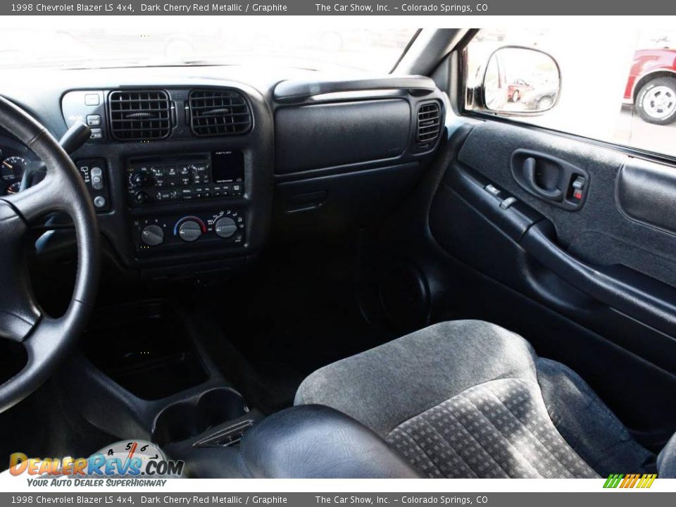 1998 Chevrolet Blazer LS 4x4 Dark Cherry Red Metallic / Graphite Photo #9