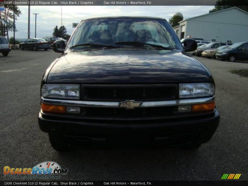 1998 Chevrolet S10 LS Regular Cab Onyx Black / Graphite Photo #3