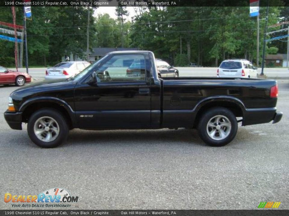 1998 Chevrolet S10 LS Regular Cab Onyx Black / Graphite Photo #5
