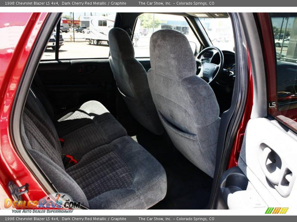 1998 Chevrolet Blazer LS 4x4 Dark Cherry Red Metallic / Graphite Photo #11
