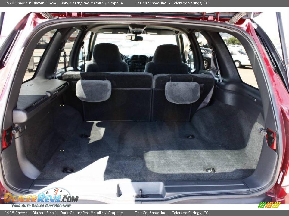 1998 Chevrolet Blazer LS 4x4 Dark Cherry Red Metallic / Graphite Photo #12