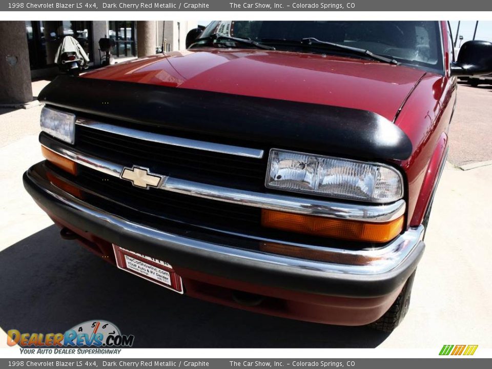 1998 Chevrolet Blazer LS 4x4 Dark Cherry Red Metallic / Graphite Photo #15