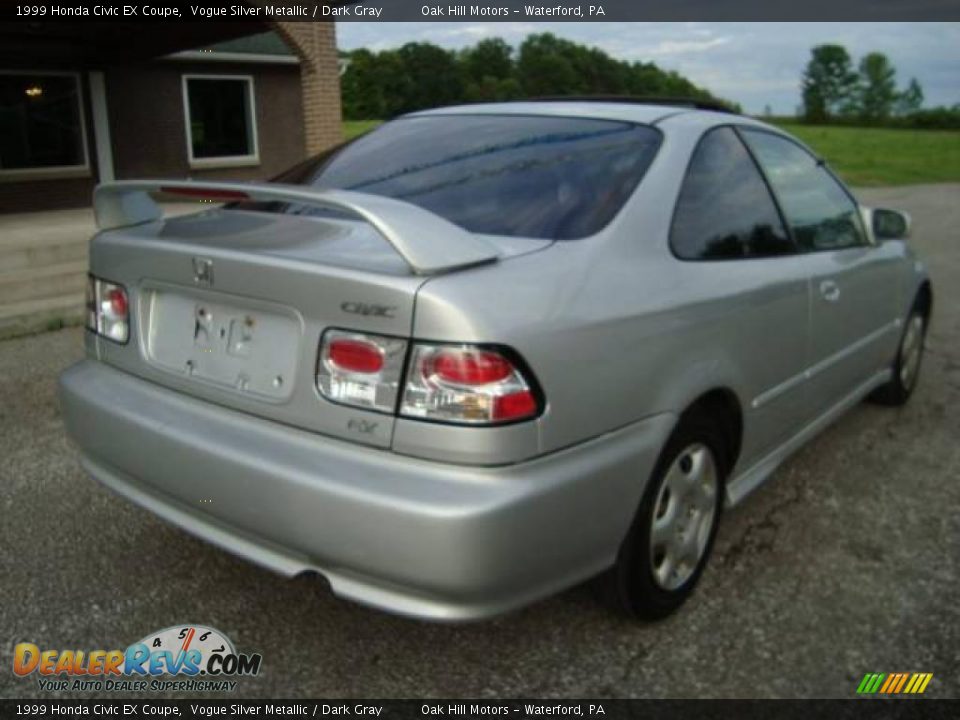 1999 Silver honda civic ex coupe #5