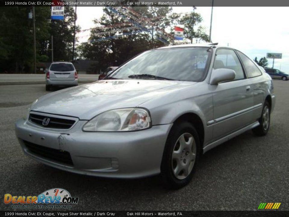 1999 Silver honda civic ex coupe #4