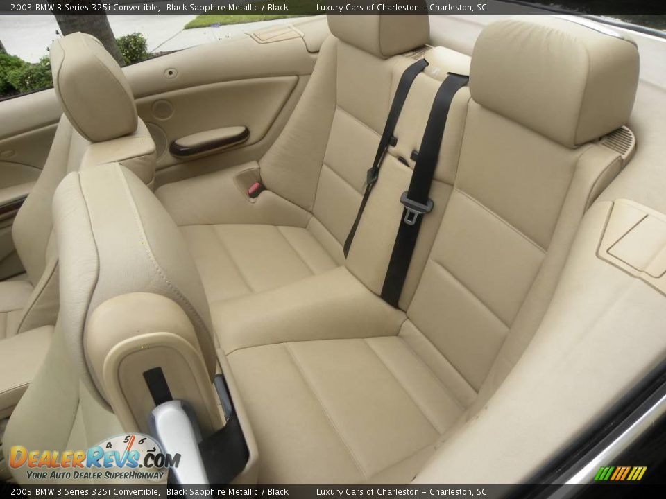 2003 BMW 3 Series 325i Convertible Black Sapphire Metallic / Black Photo #7