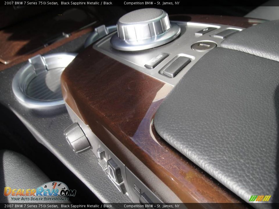 2007 BMW 7 Series 750i Sedan Black Sapphire Metallic / Black Photo #14