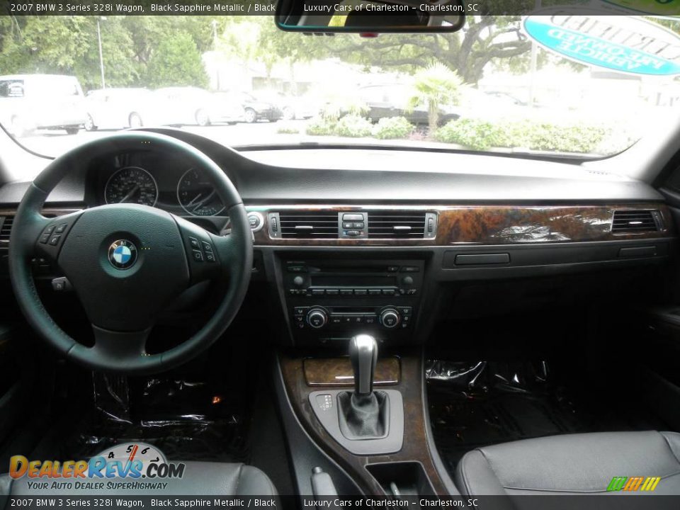 2007 BMW 3 Series 328i Wagon Black Sapphire Metallic / Black Photo #3