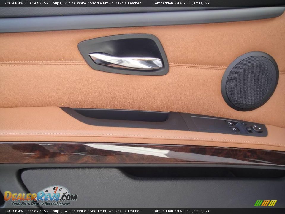 2009 BMW 3 Series 335xi Coupe Alpine White / Saddle Brown Dakota Leather Photo #8