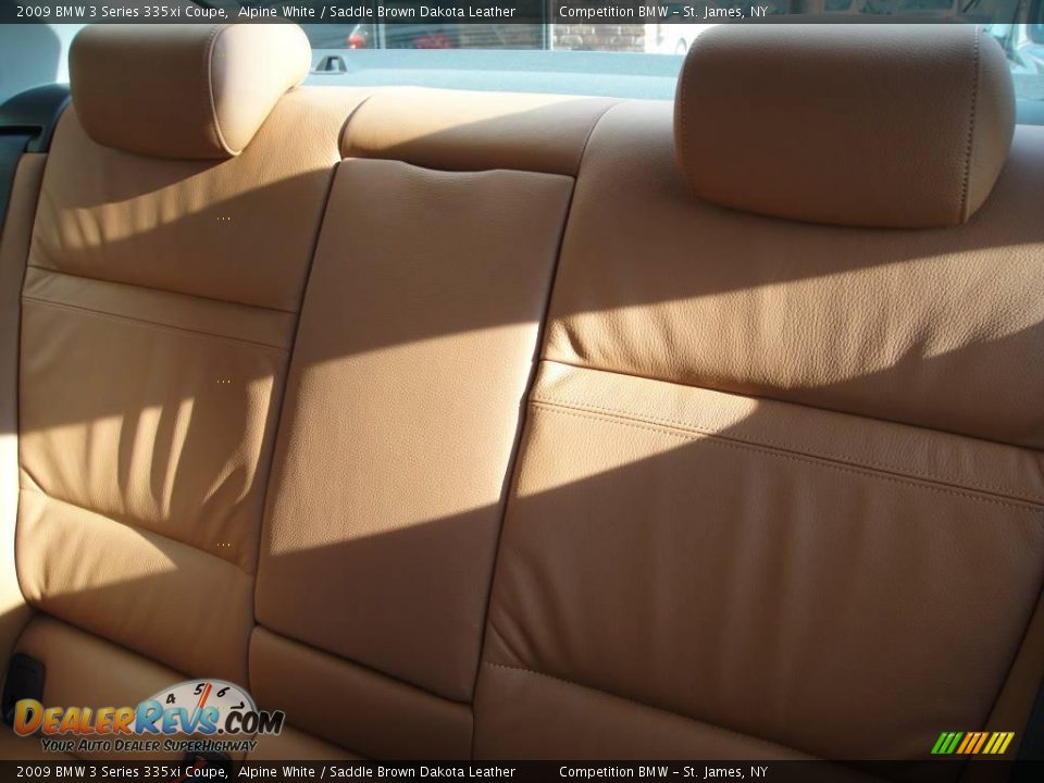 2009 BMW 3 Series 335xi Coupe Alpine White / Saddle Brown Dakota Leather Photo #12