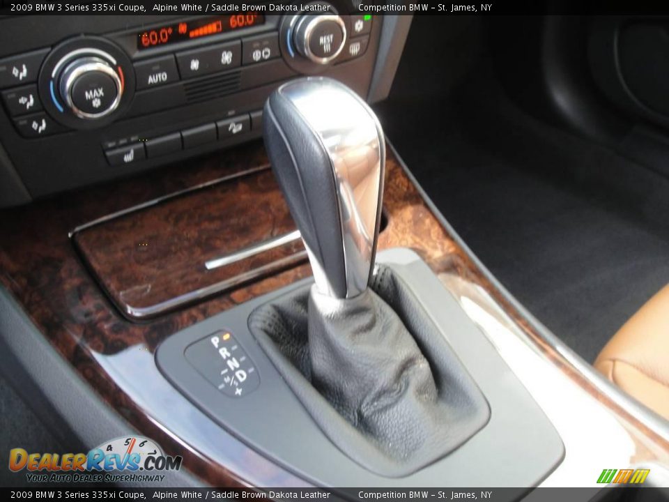 2009 BMW 3 Series 335xi Coupe Alpine White / Saddle Brown Dakota Leather Photo #14