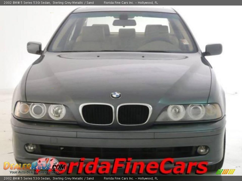 2002 BMW 5 Series 530i Sedan Sterling Grey Metallic / Sand Photo #5