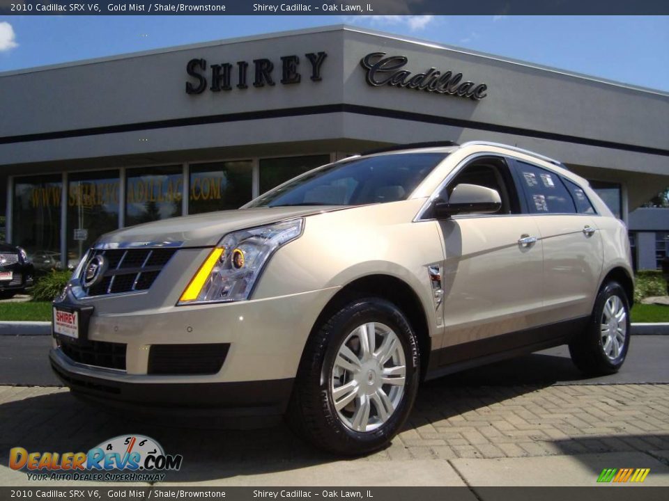 2010 Cadillac SRX V6 Gold Mist / Shale/Brownstone Photo #1