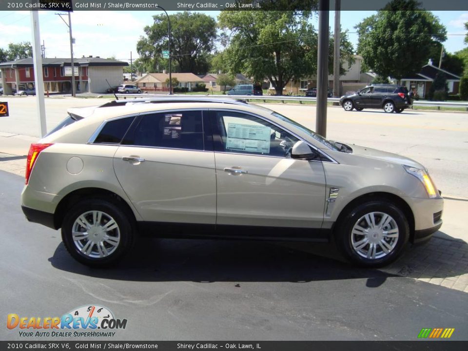 2010 Cadillac SRX V6 Gold Mist / Shale/Brownstone Photo #3