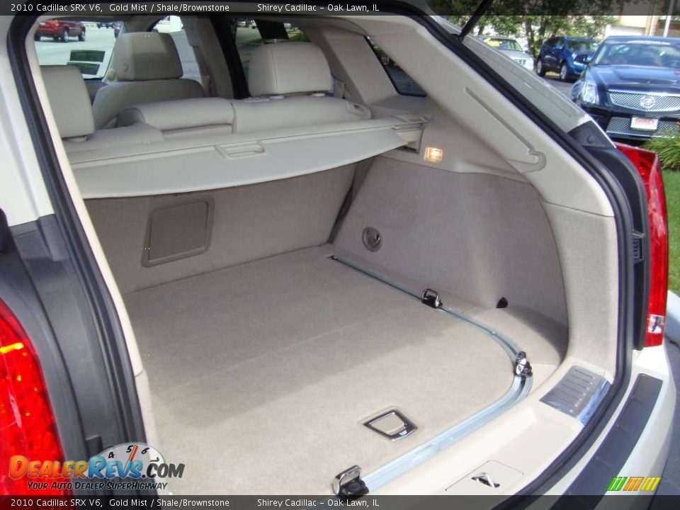 2010 Cadillac SRX V6 Gold Mist / Shale/Brownstone Photo #14