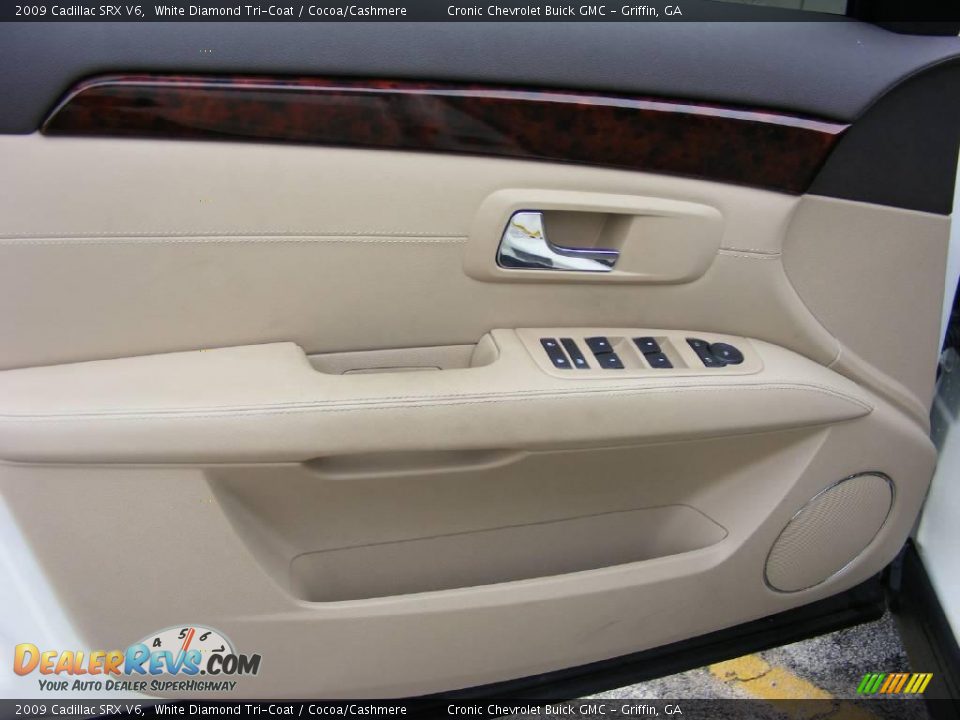 2009 Cadillac SRX V6 White Diamond Tri-Coat / Cocoa/Cashmere Photo #11