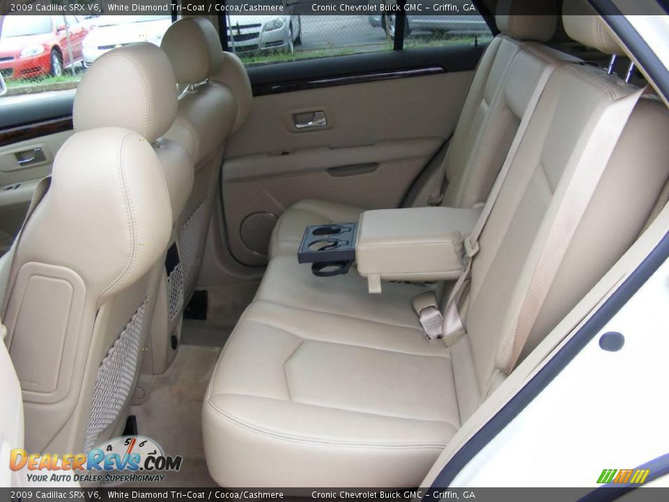 2009 Cadillac SRX V6 White Diamond Tri-Coat / Cocoa/Cashmere Photo #12