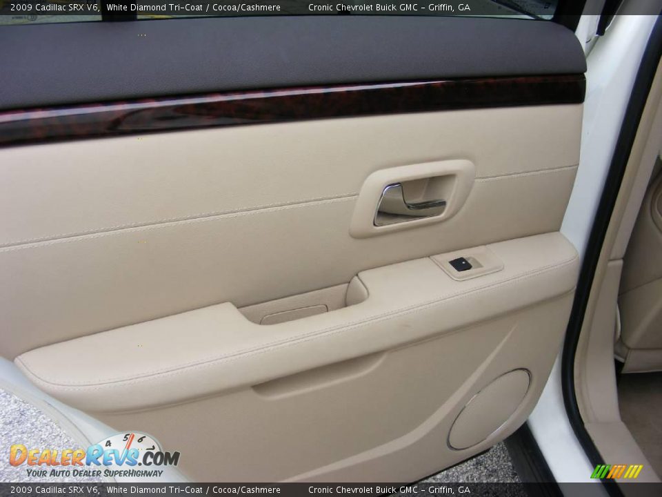 2009 Cadillac SRX V6 White Diamond Tri-Coat / Cocoa/Cashmere Photo #13
