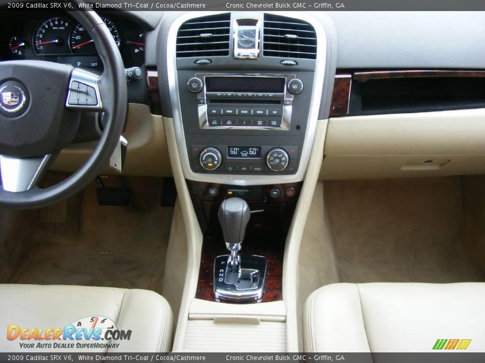 2009 Cadillac SRX V6 White Diamond Tri-Coat / Cocoa/Cashmere Photo #20