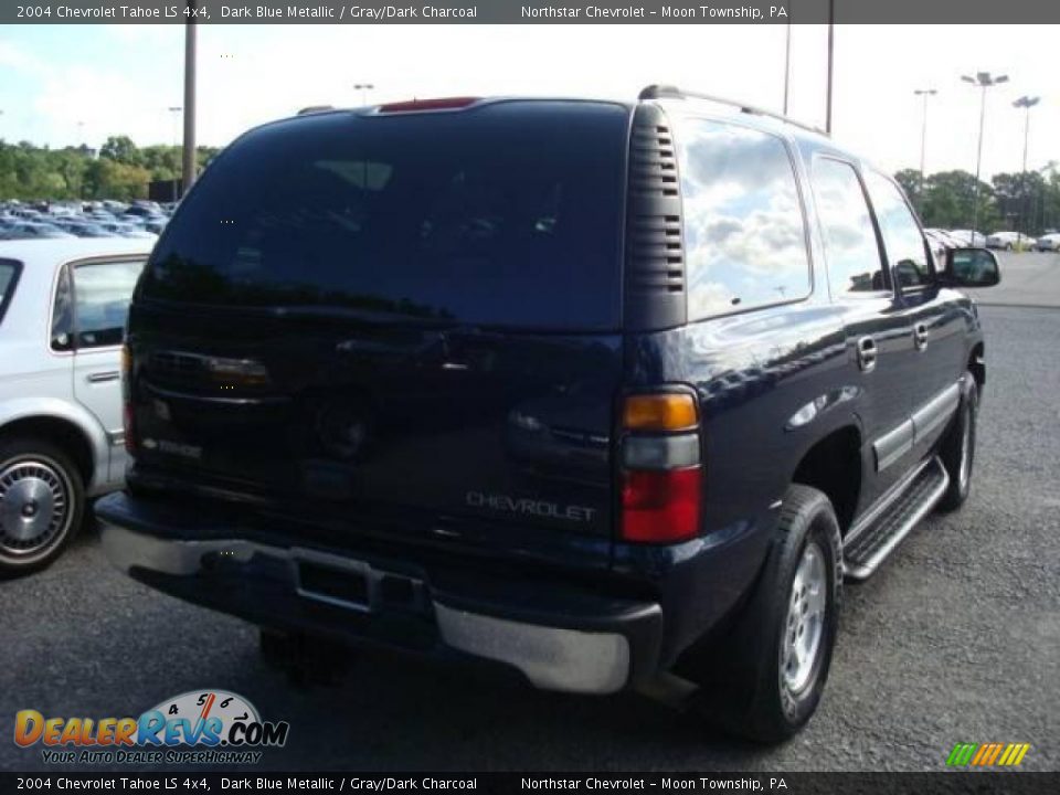 2004 Chevrolet Tahoe LS 4x4 Dark Blue Metallic / Gray/Dark Charcoal Photo #2
