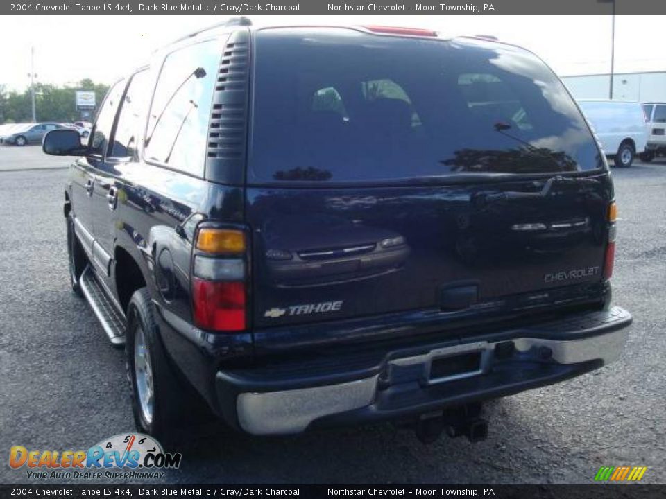 2004 Chevrolet Tahoe LS 4x4 Dark Blue Metallic / Gray/Dark Charcoal Photo #4
