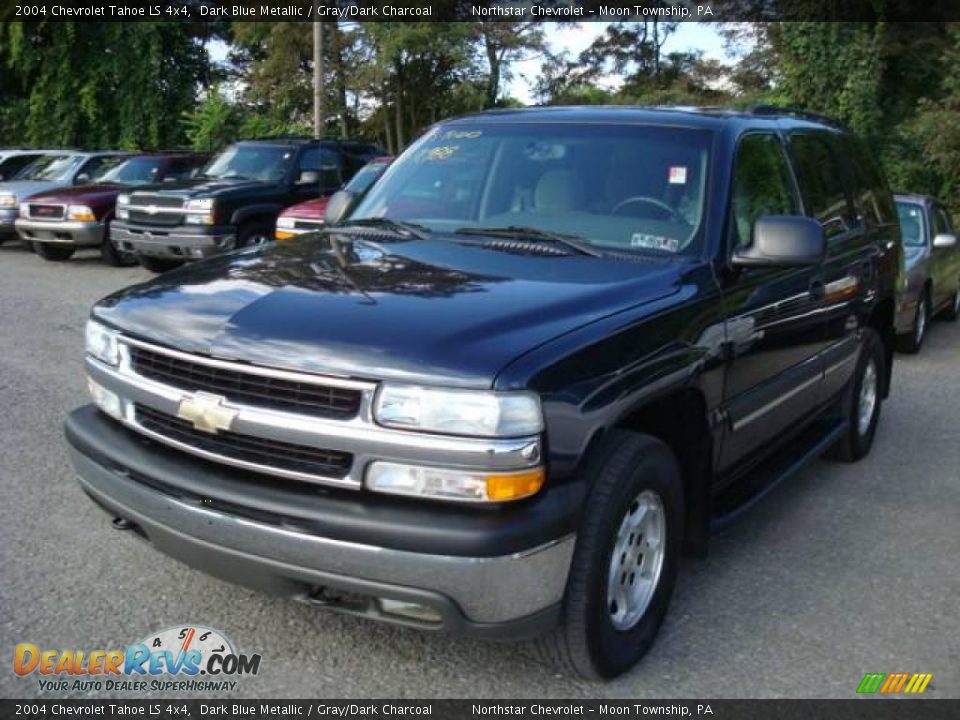 2004 Chevrolet Tahoe LS 4x4 Dark Blue Metallic / Gray/Dark Charcoal Photo #5