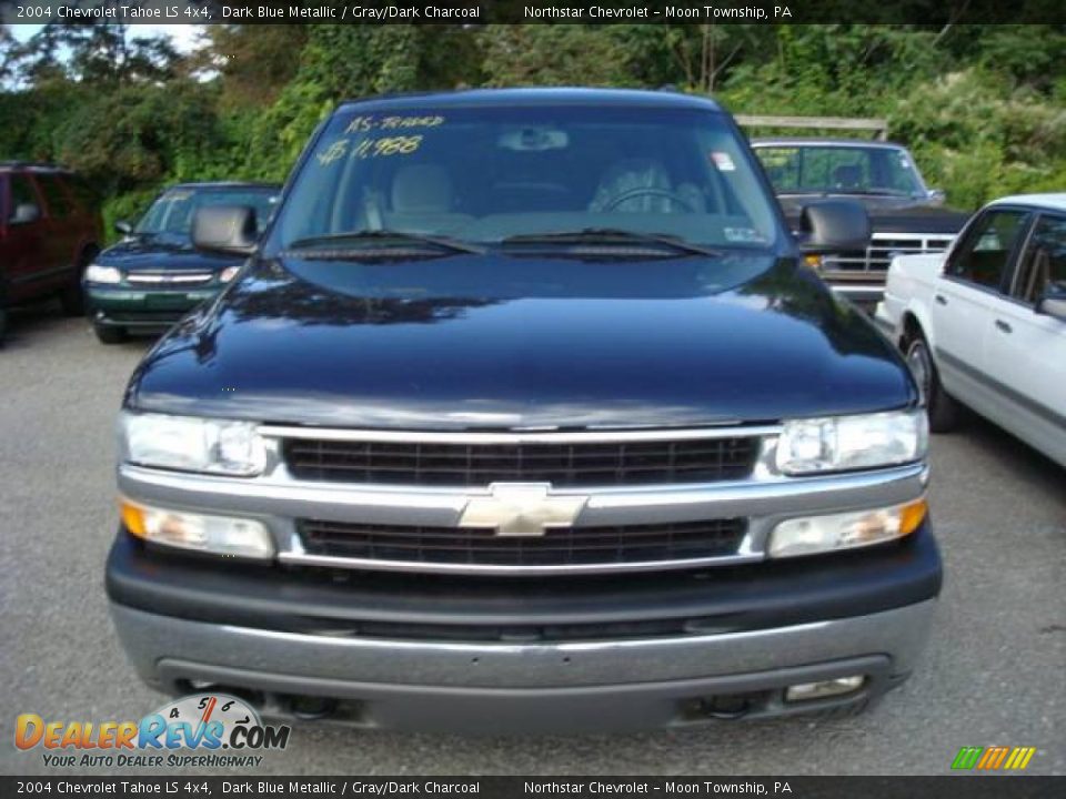 2004 Chevrolet Tahoe LS 4x4 Dark Blue Metallic / Gray/Dark Charcoal Photo #6