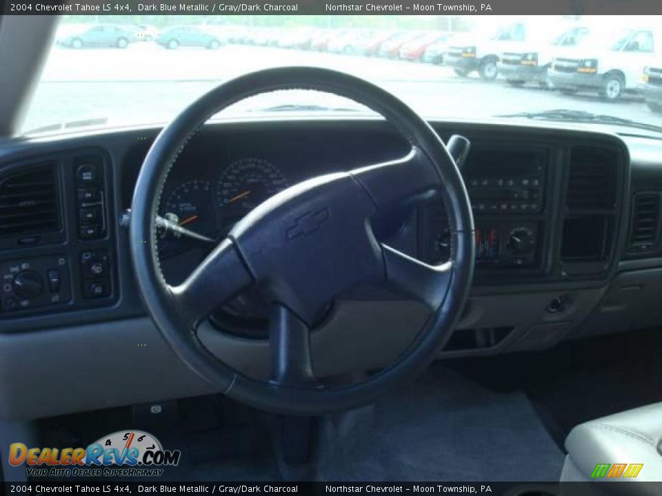 2004 Chevrolet Tahoe LS 4x4 Dark Blue Metallic / Gray/Dark Charcoal Photo #11
