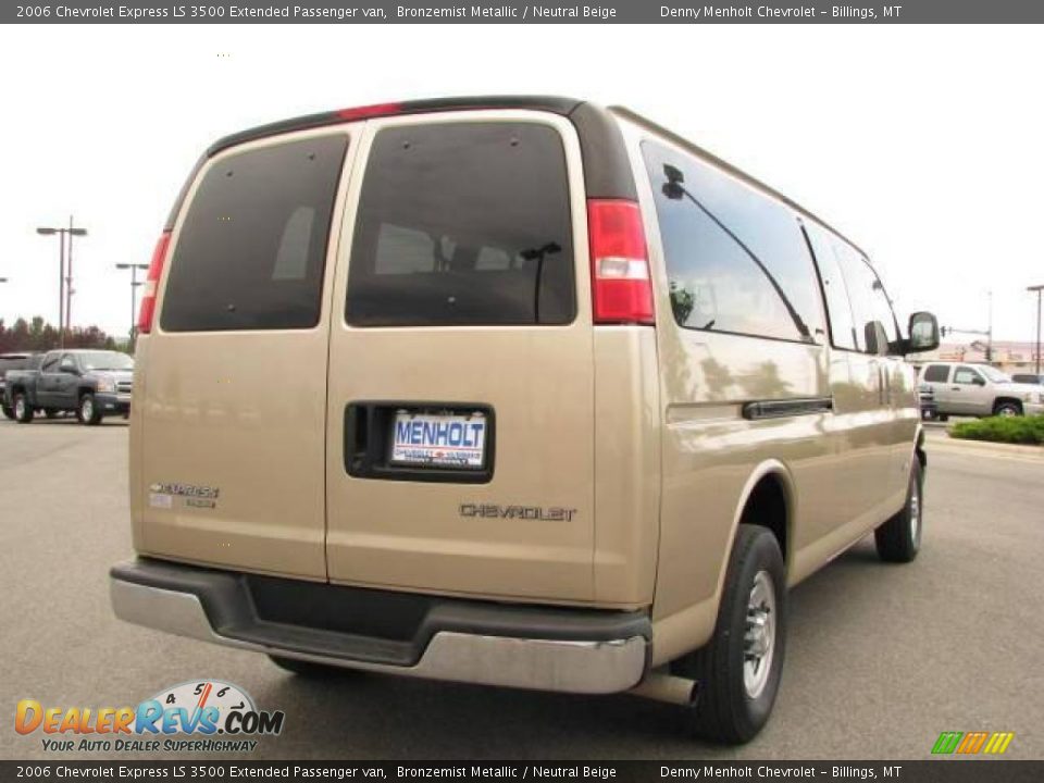 2006 Chevrolet Express LS 3500 Extended Passenger van Bronzemist Metallic / Neutral Beige Photo #5