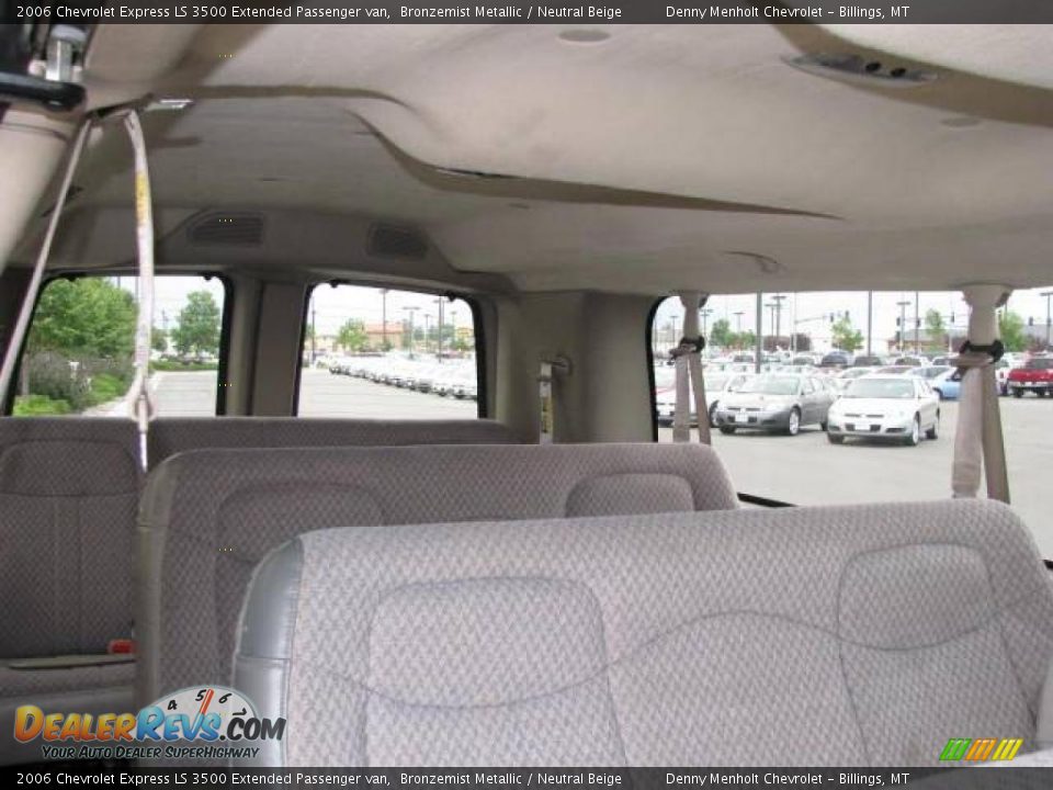 2006 Chevrolet Express LS 3500 Extended Passenger van Bronzemist Metallic / Neutral Beige Photo #8