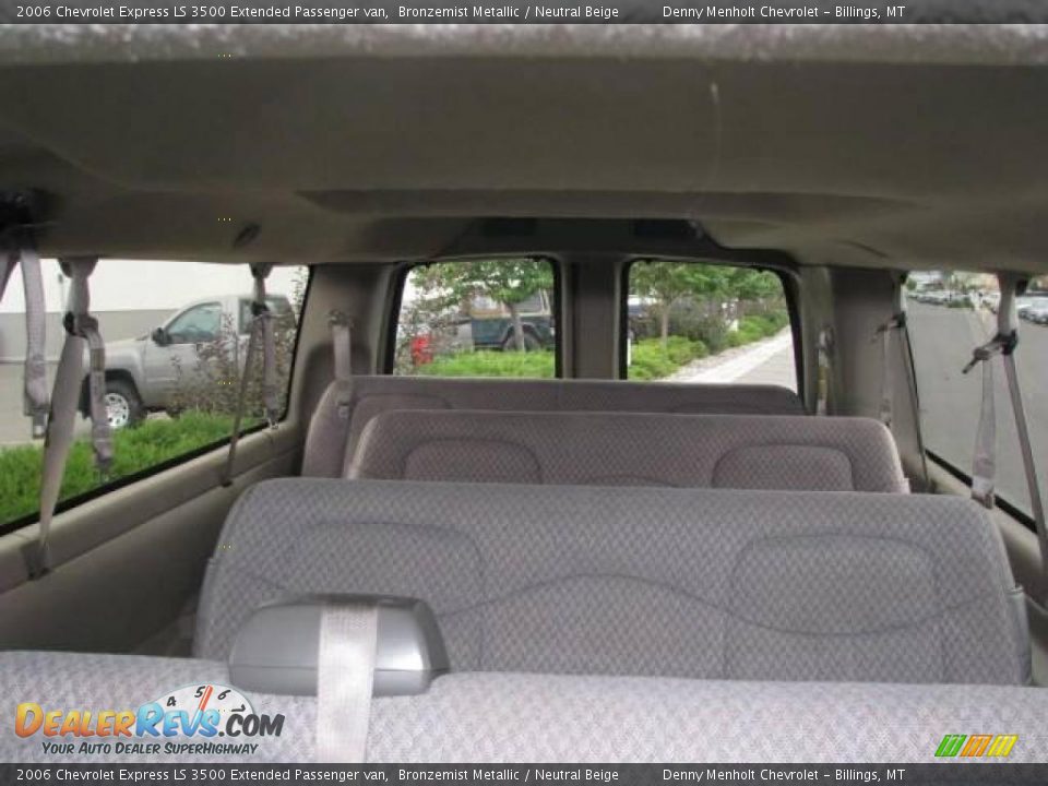 2006 Chevrolet Express LS 3500 Extended Passenger van Bronzemist Metallic / Neutral Beige Photo #12