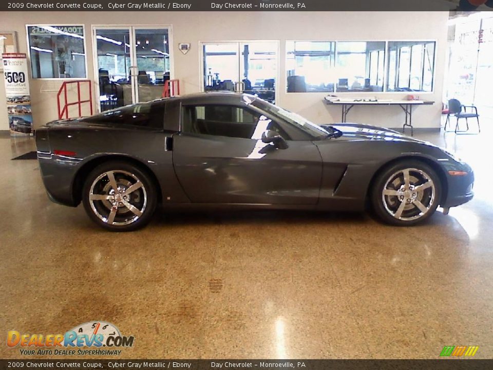 2009 Chevrolet Corvette Coupe Cyber Gray Metallic / Ebony Photo #2