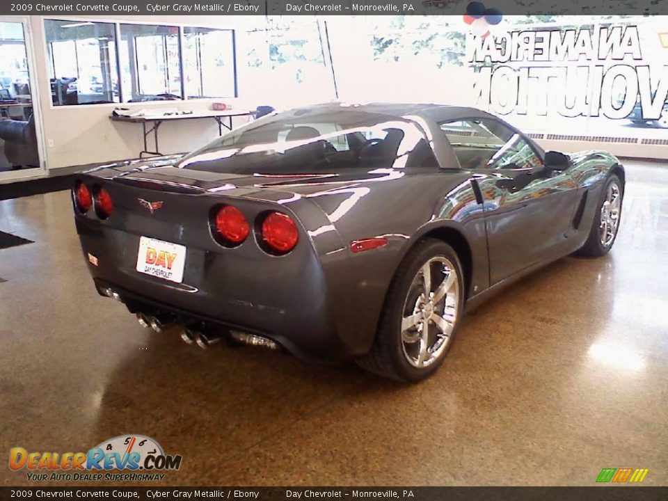 2009 Chevrolet Corvette Coupe Cyber Gray Metallic / Ebony Photo #3
