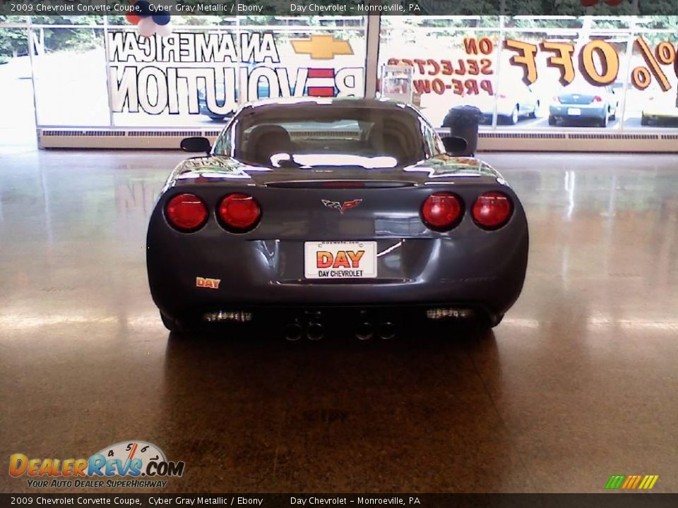2009 Chevrolet Corvette Coupe Cyber Gray Metallic / Ebony Photo #4