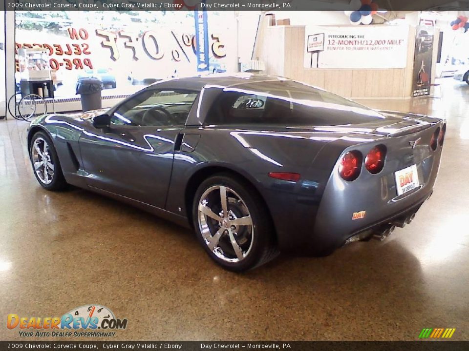 2009 Chevrolet Corvette Coupe Cyber Gray Metallic / Ebony Photo #5