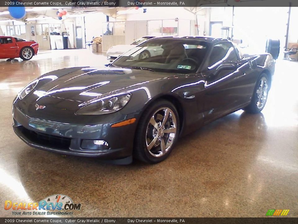 2009 Chevrolet Corvette Coupe Cyber Gray Metallic / Ebony Photo #6