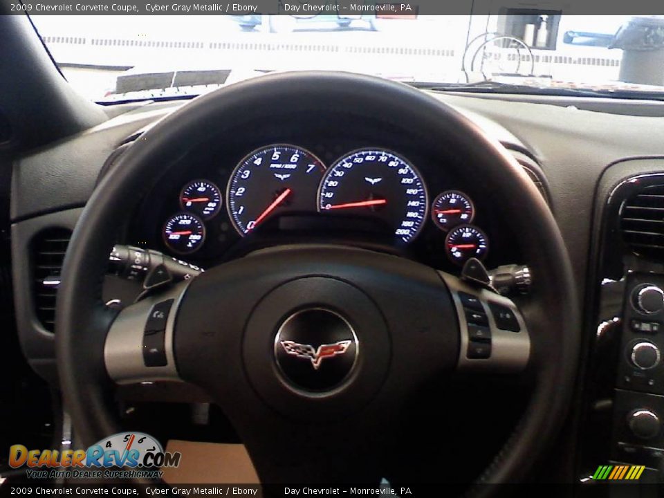 2009 Chevrolet Corvette Coupe Cyber Gray Metallic / Ebony Photo #16