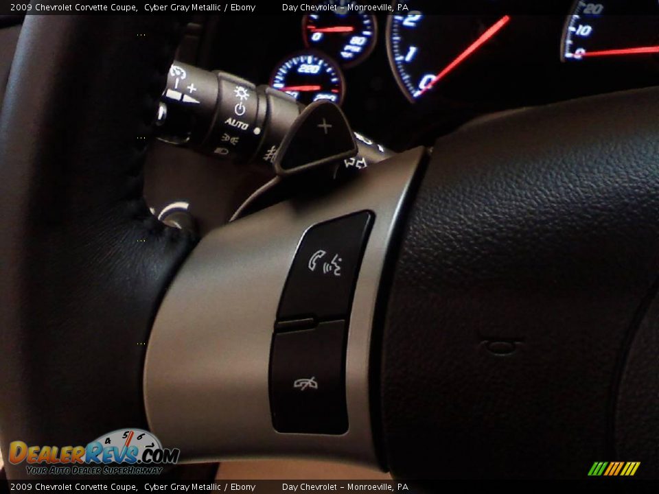 2009 Chevrolet Corvette Coupe Cyber Gray Metallic / Ebony Photo #18