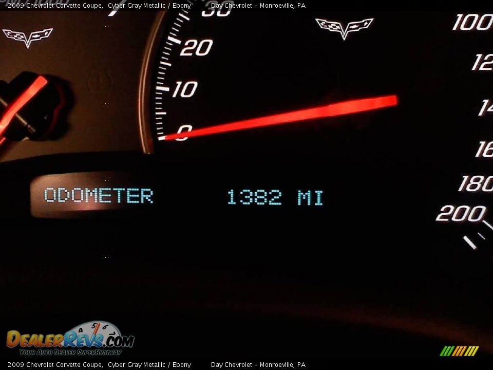 2009 Chevrolet Corvette Coupe Cyber Gray Metallic / Ebony Photo #19