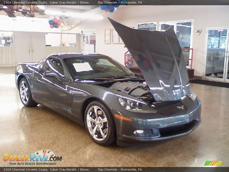 2009 Chevrolet Corvette Coupe Cyber Gray Metallic / Ebony Photo #21