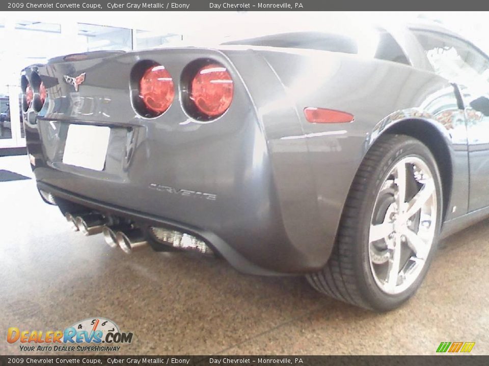2009 Chevrolet Corvette Coupe Cyber Gray Metallic / Ebony Photo #22