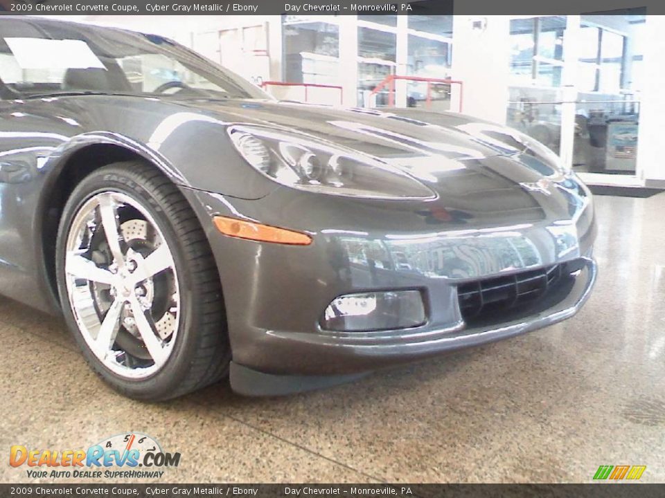 2009 Chevrolet Corvette Coupe Cyber Gray Metallic / Ebony Photo #24