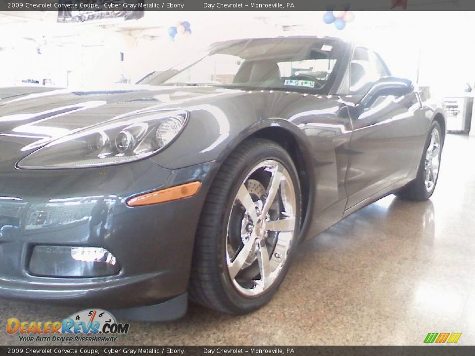 2009 Chevrolet Corvette Coupe Cyber Gray Metallic / Ebony Photo #25