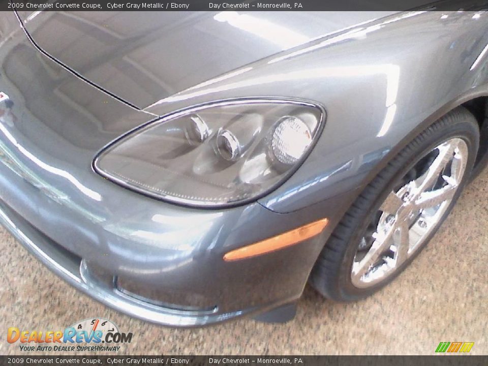 2009 Chevrolet Corvette Coupe Cyber Gray Metallic / Ebony Photo #26