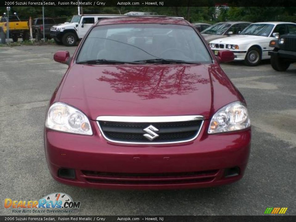 2006 Suzuki Forenza Sedan Fusion Red Metallic / Grey Photo #1