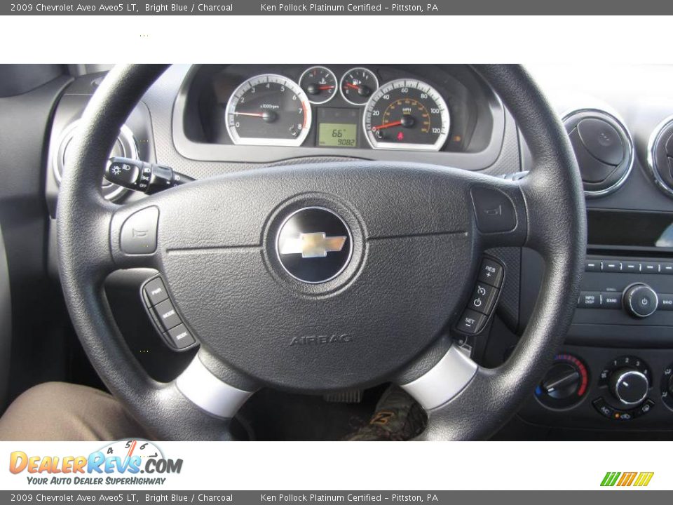 2009 Chevrolet Aveo Aveo5 LT Bright Blue / Charcoal Photo #7