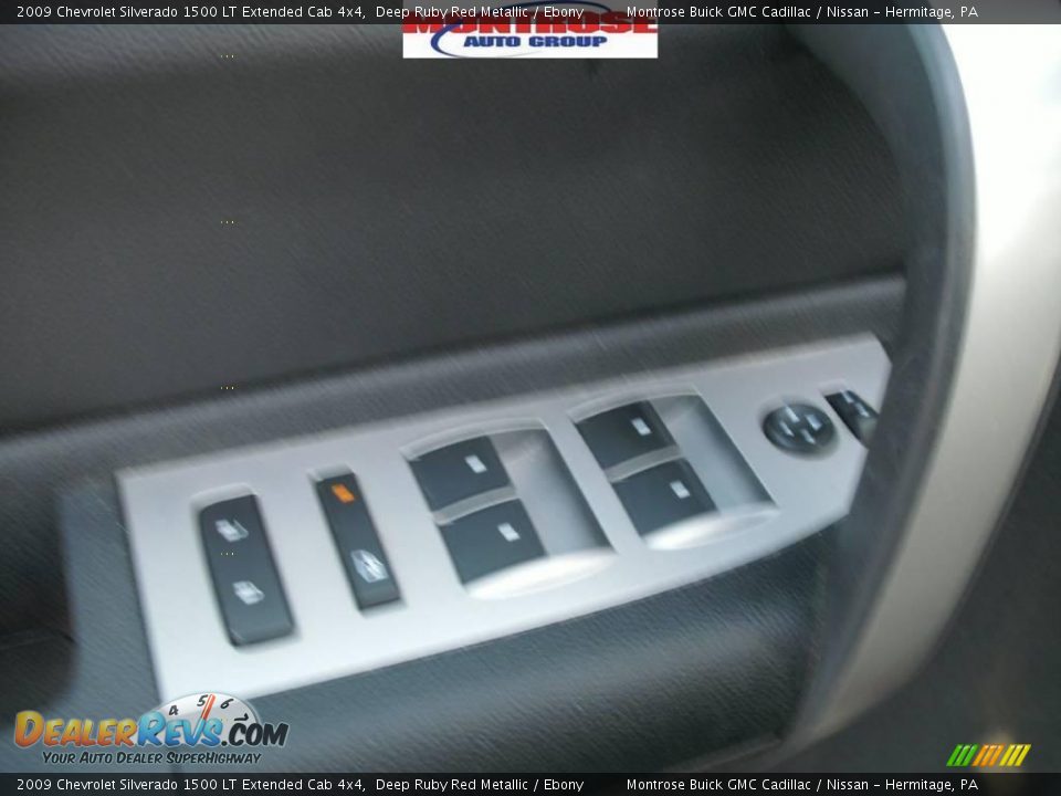 2009 Chevrolet Silverado 1500 LT Extended Cab 4x4 Deep Ruby Red Metallic / Ebony Photo #9