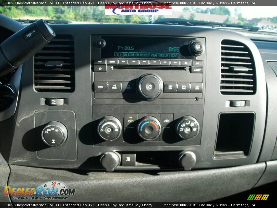 2009 Chevrolet Silverado 1500 LT Extended Cab 4x4 Deep Ruby Red Metallic / Ebony Photo #11
