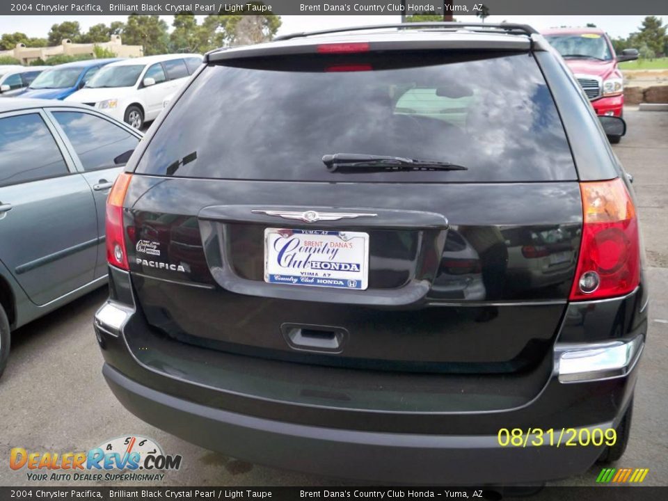 2004 Chrysler Pacifica Brilliant Black Crystal Pearl / Light Taupe Photo #5
