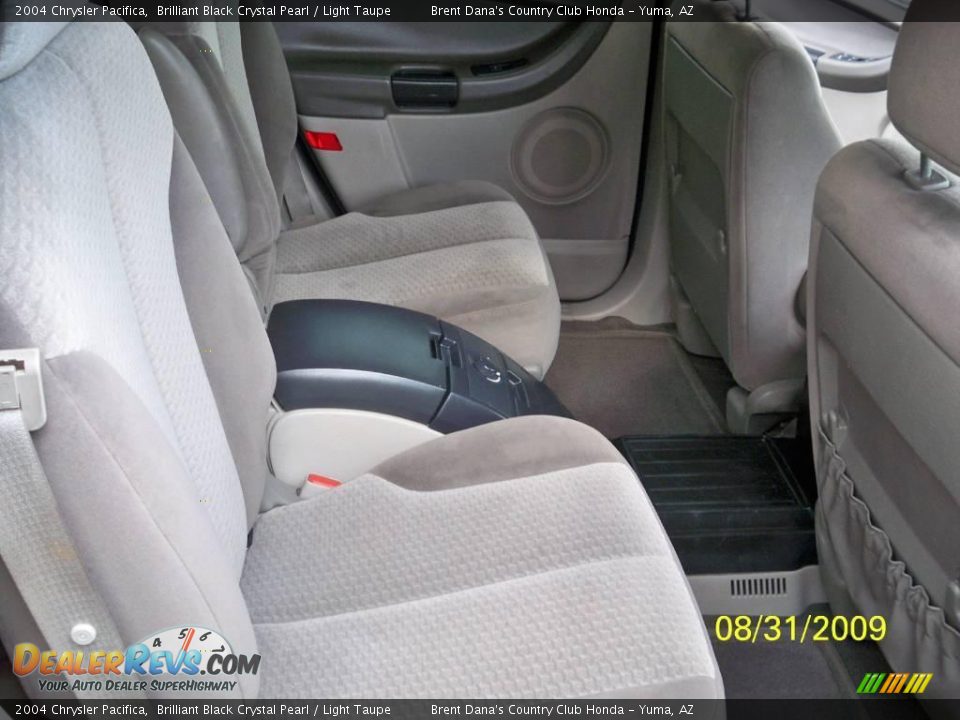 2004 Chrysler Pacifica Brilliant Black Crystal Pearl / Light Taupe Photo #9